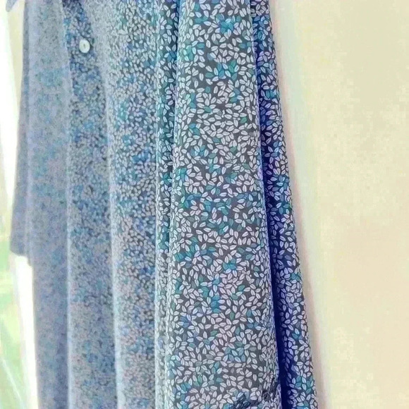 Ben Hogan Performance Men’s  Golf Shirt Blue Print Size 3XL - Picture 3 of 5